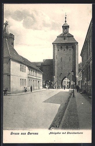Bernau mark königstor - ak,
