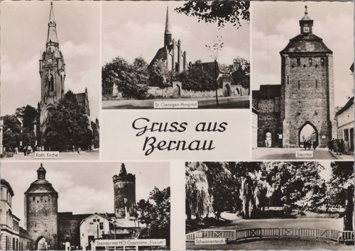 Gruss aus bernau mehrbild - ak,