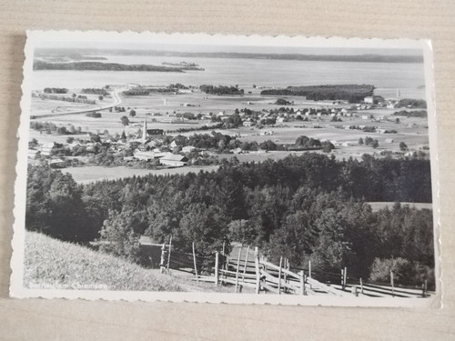Bernau chiemsee gelaufen - ak,
