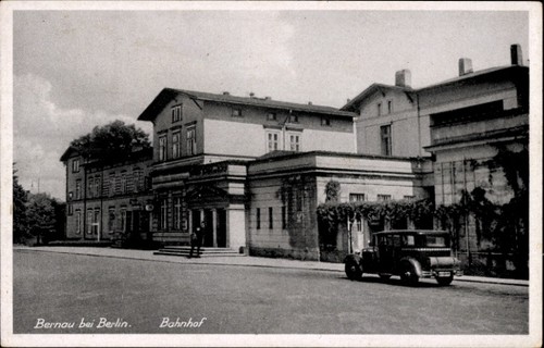Bernau bei berlin bahnhof - ak,
