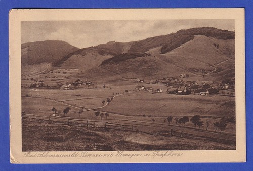 Bad schwarzwald bernau - ak,